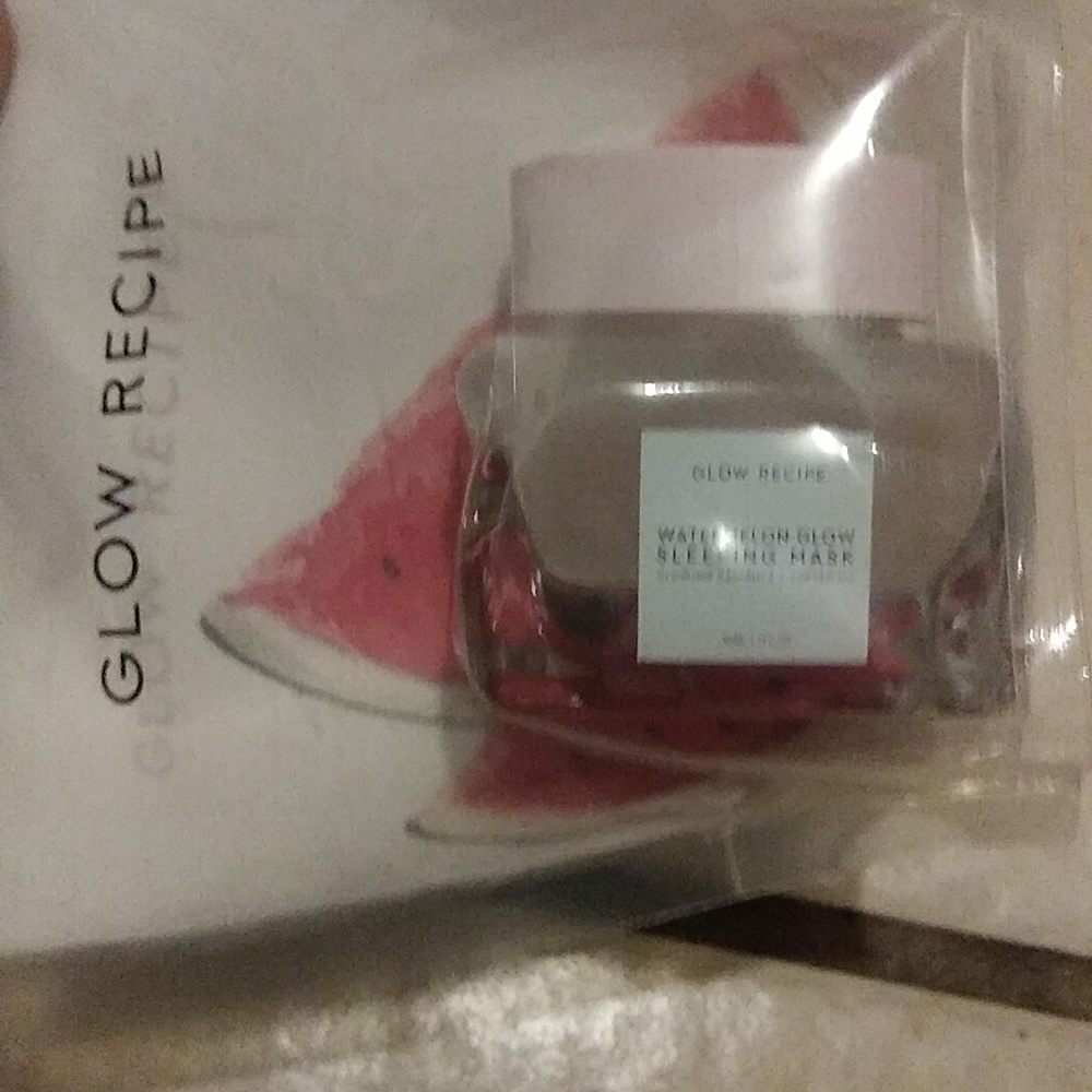 glow recipe watermelon glow sleeping mask new sealed